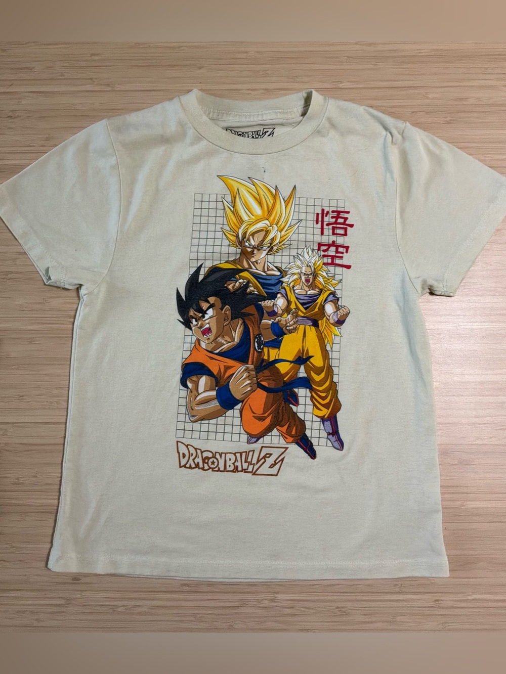 Dragon Ball Z Graphic Tee - Cream Medium
